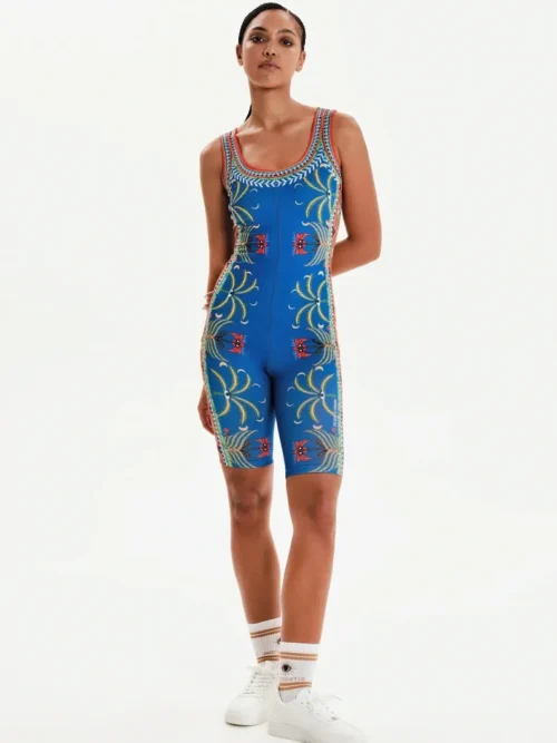 Peace & Chaos Alignment Cycling Bodysuit - Image 4