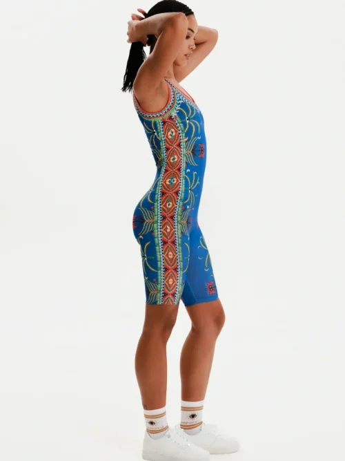 Peace & Chaos Alignment Cycling Bodysuit - Image 6