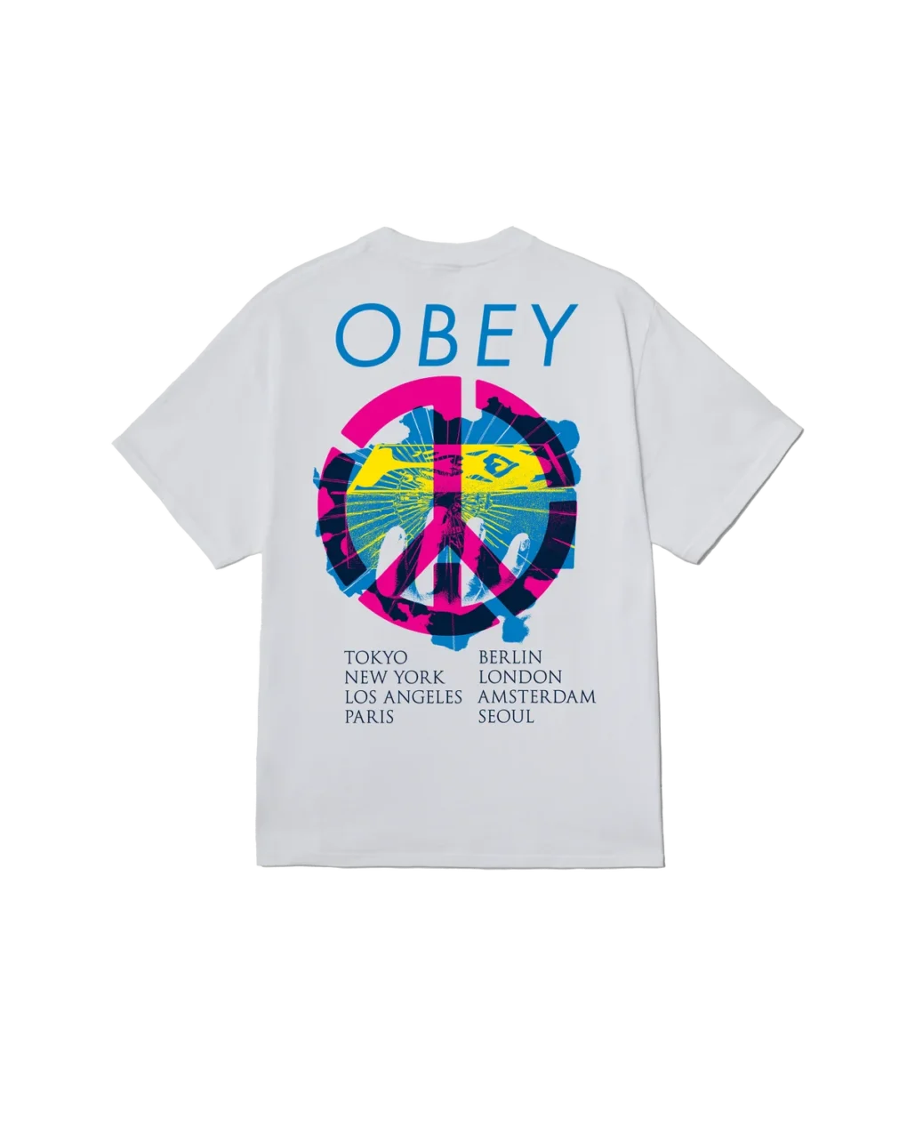 165264429_WHT_1_4bb10f54-8587-4ec9-899f-8b22ff452f45 Το Peace Brick Classic T-Shirt είναι ένα κλασικό T-shirt σε Regular Fit, με ιδιαίτερο graphic print στο στήθος και την πλάτη.