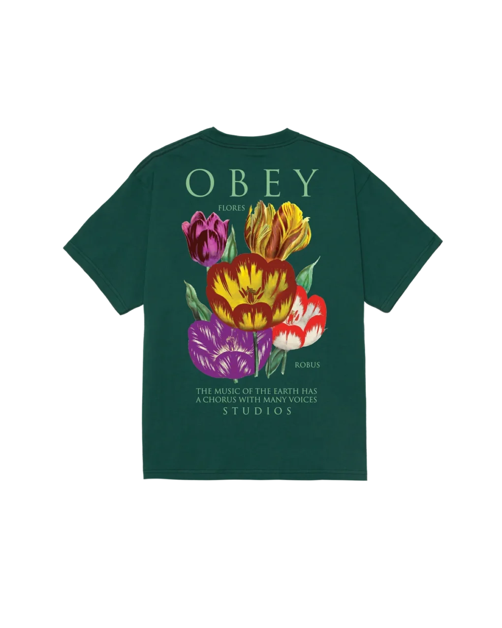 165264430_RFR_1 Το Flores Robus Classic T-Shirt είναι ένα κλασικό T-shirt σε Regular Fit, σχεδιασμένο με graphic print στο στήθος και την πλάτη.
