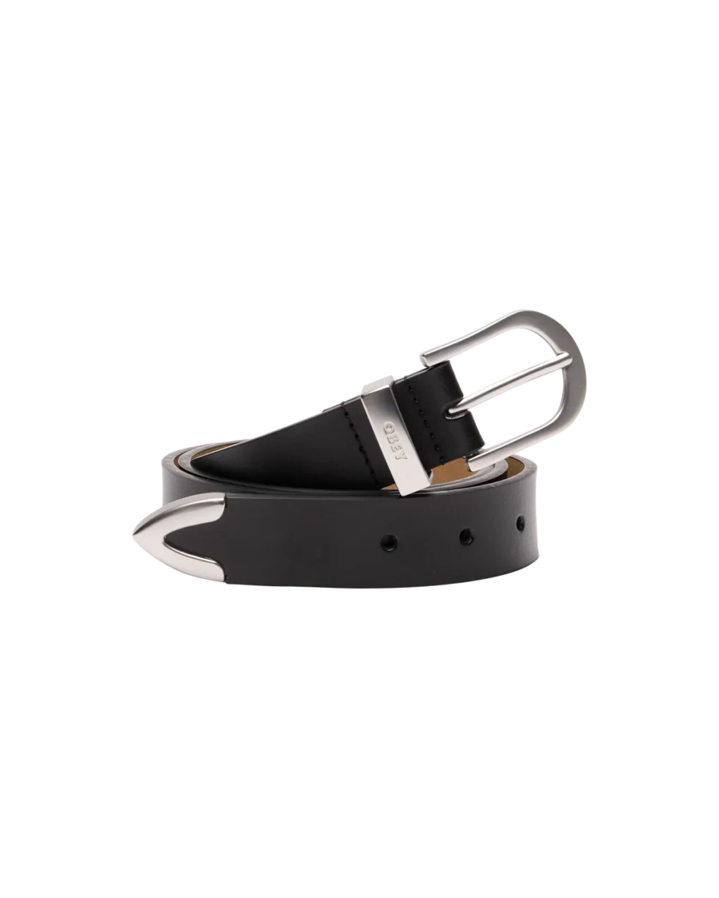 100050041_BLK_1 Ολοκλήρωσε το outfit σου με την OBEY Classic Leather Belt, μια διαχρονική επιλογή που συνδυάζει minimal αισθητική και χαρακτηριστικό streetwear ύφος.