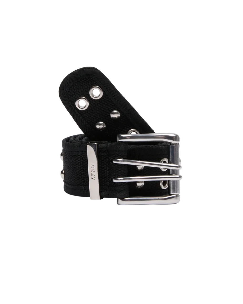 100050043_BLK_1 Η OBEY Studded Web Belt προσθέτει έντονο streetwear χαρακτήρα σε κάθε εμφάνιση.