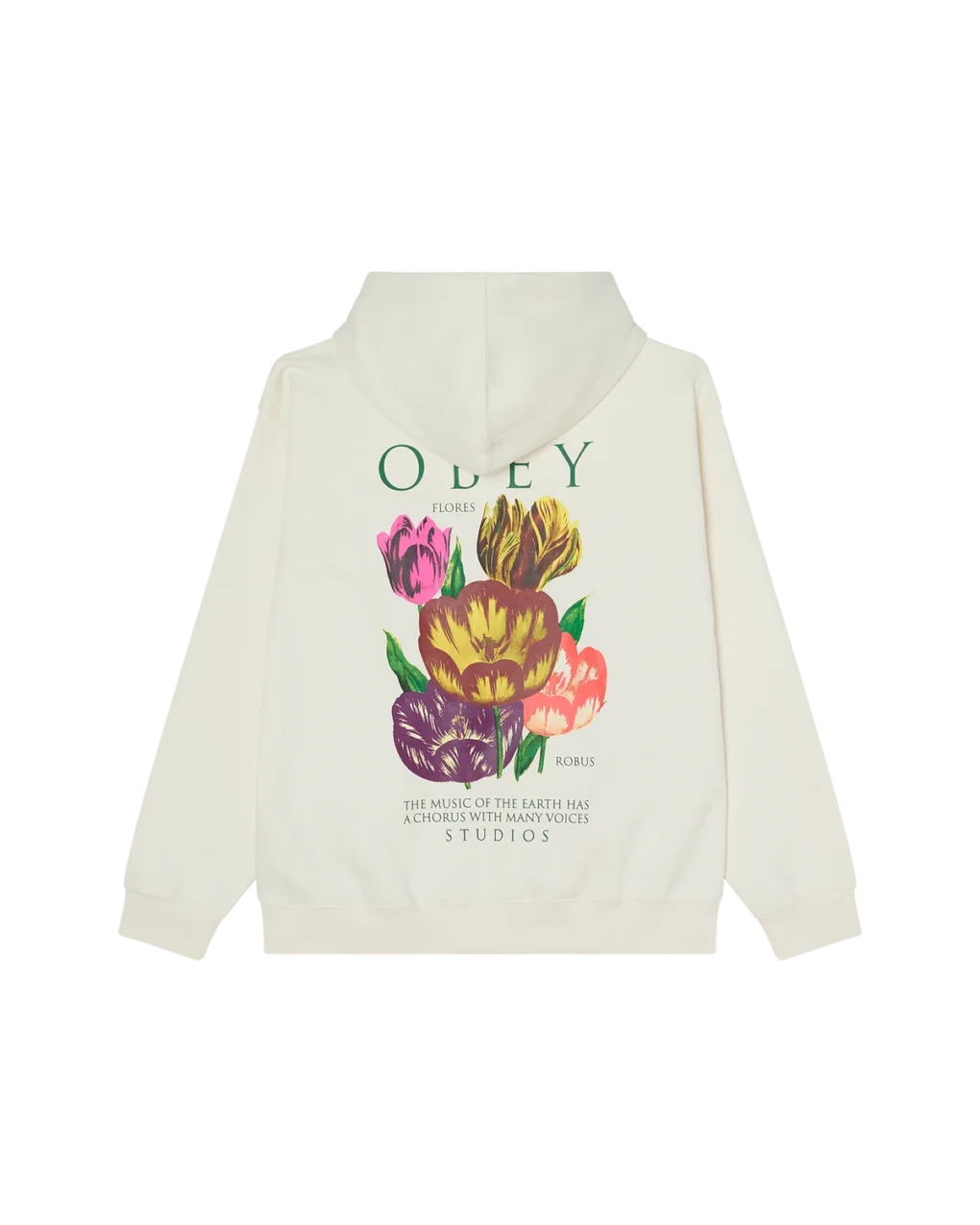 112844430_UBL_2_9c6eb73e-b194-4d11-8453-a2800e8237b7 Το Obey Flores Robus Pullover είναι ένα άνετο και στιλάτο φούτερ με κουκούλα, σχεδιασμένο σε relaxed fit για πιο χαλαρή και σύγχρονη εφαρμογή.