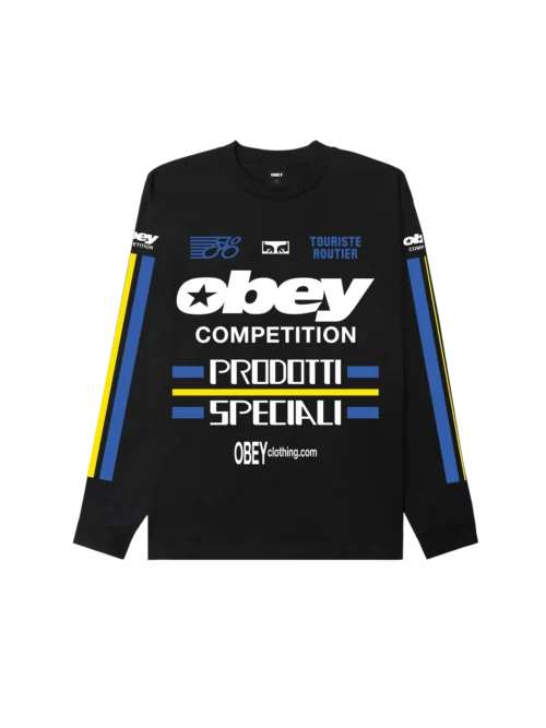 Το OBEY Competition Classic LS T-Shirt είναι ένα διαχρονικό μακρυμάνικο T-shirt με κλασική γραμμή και χαρακτηριστικά γραφικά της OBEY στο μπροστινό και πίσω μέρος.