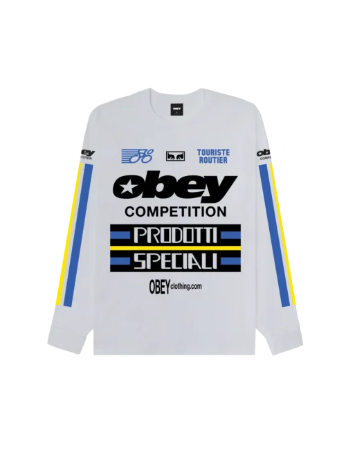 Το OBEY Competition Classic LS T-Shirt είναι ένα διαχρονικό μακρυμάνικο T-shirt με κλασική γραμμή και χαρακτηριστικά γραφικά της OBEY στο μπροστινό και πίσω μέρος.