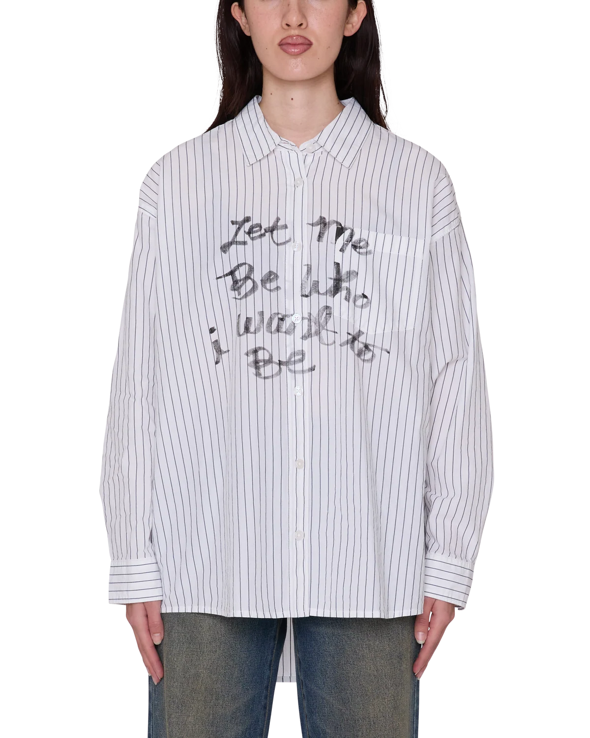 Το OBEY Carlotta Stripe Shirt συνδυάζει relaxed streetwear αισθητική με άνετη, oversized εφαρμογή.