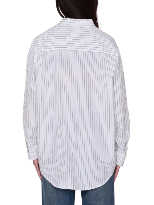 Το OBEY Carlotta Stripe Shirt συνδυάζει relaxed streetwear αισθητική με άνετη, oversized εφαρμογή.