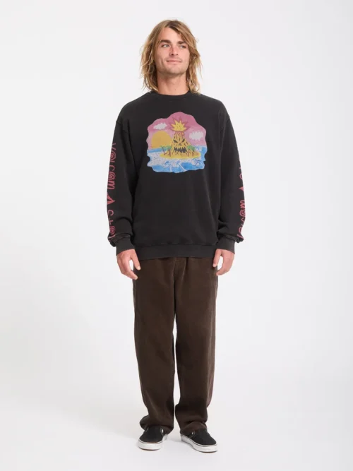 Το Volcom FA Ozzy Crew είναι ένα ανδρικό fleece sweatshirt με classic fit εφαρμογή, σχεδιασμένο για άνεση και ξεχωριστό streetwear χαρακτήρα.