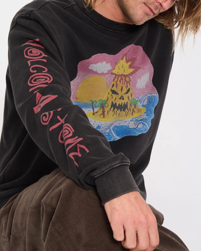 Το Volcom FA Ozzy Crew είναι ένα ανδρικό fleece sweatshirt με classic fit εφαρμογή, σχεδιασμένο για άνεση και ξεχωριστό streetwear χαρακτήρα.