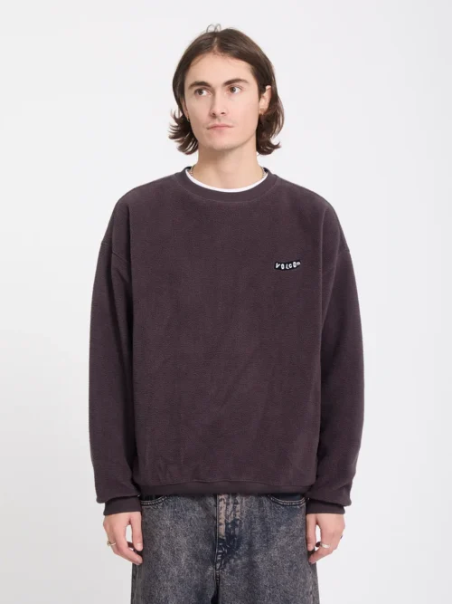 Το Volcom Too Kool LSE Crew είναι ένα ανδρικό polar fleece sweatshirt με loose fit εφαρμογή, ιδανικό για τις πιο δροσερές ημέρες