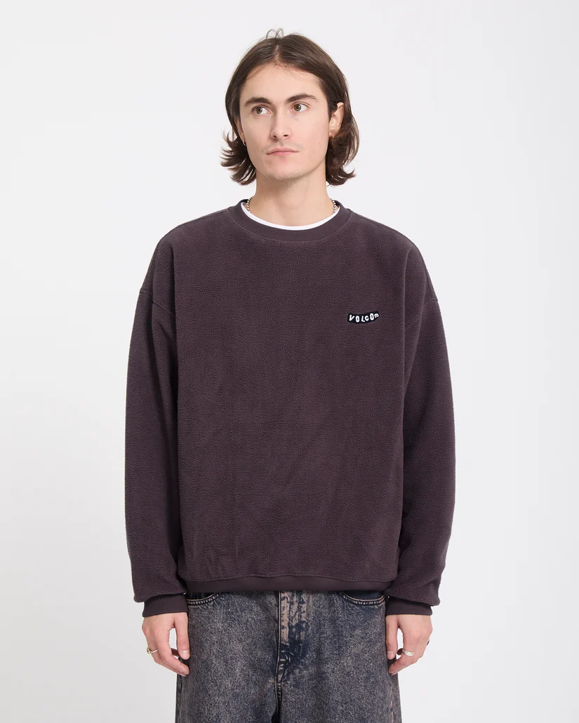 A4632606_RSN_1 Το Volcom Too Kool LSE Crew είναι ένα ανδρικό polar fleece sweatshirt με loose fit εφαρμογή, ιδανικό για τις πιο δροσερές ημέρες