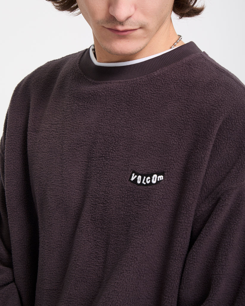 Το Volcom Too Kool LSE Crew είναι ένα ανδρικό polar fleece sweatshirt με loose fit εφαρμογή, ιδανικό για τις πιο δροσερές ημέρες