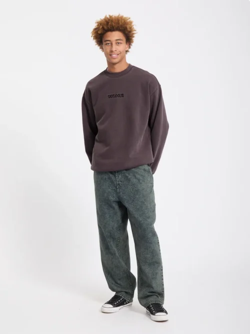 Το Volcom Big Stone Crew είναι ένα ανδρικό fleece sweatshirt με loose fit εφαρμογή, ιδανικό για άνετες καθημερινές και streetwear εμφανίσεις.