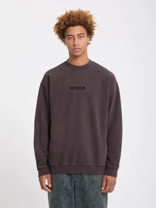 Το Volcom Big Stone Crew είναι ένα ανδρικό fleece sweatshirt με loose fit εφαρμογή, ιδανικό για άνετες καθημερινές και streetwear εμφανίσεις.