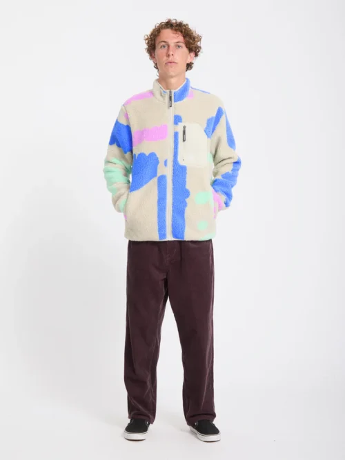 Το Volcom FA Carrau Fuzzar Zip είναι ένα ανδρικό Sherpa jacket με custom fit εφαρμογή, ιδανικό για τις πιο κρύες ημέρες και για outdoor εμφανίσεις με ξεχωριστό στυλ.