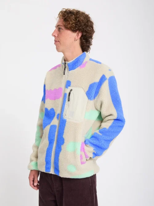 Το Volcom FA Carrau Fuzzar Zip είναι ένα ανδρικό Sherpa jacket με custom fit εφαρμογή, ιδανικό για τις πιο κρύες ημέρες και για outdoor εμφανίσεις με ξεχωριστό στυλ.