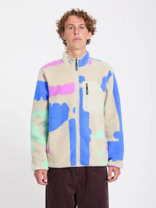 Το Volcom FA Carrau Fuzzar Zip είναι ένα ανδρικό Sherpa jacket με custom fit εφαρμογή, ιδανικό για τις πιο κρύες ημέρες και για outdoor εμφανίσεις με ξεχωριστό στυλ.