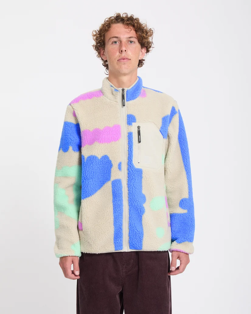 A4832605_MLT_3 Το Volcom FA Carrau Fuzzar Zip είναι ένα ανδρικό Sherpa jacket με custom fit εφαρμογή, ιδανικό για τις πιο κρύες ημέρες και για outdoor εμφανίσεις με ξεχωριστό στυλ.