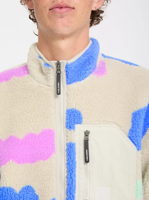 Το Volcom FA Carrau Fuzzar Zip είναι ένα ανδρικό Sherpa jacket με custom fit εφαρμογή, ιδανικό για τις πιο κρύες ημέρες και για outdoor εμφανίσεις με ξεχωριστό στυλ.