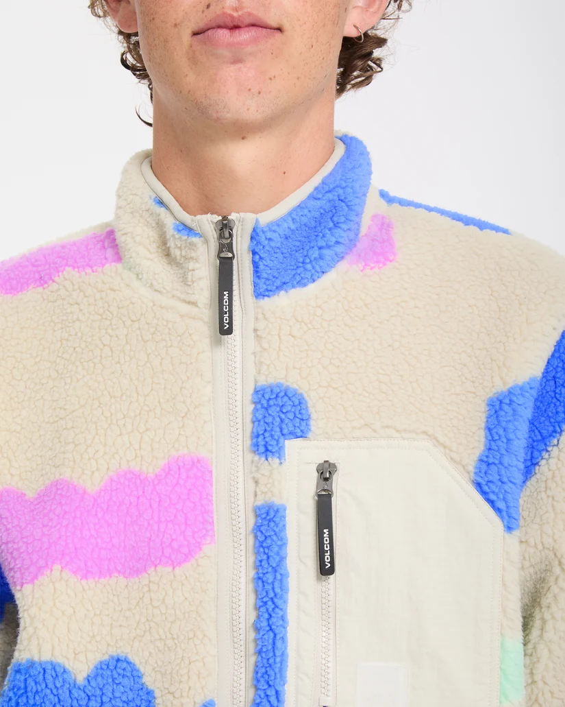 Το Volcom FA Carrau Fuzzar Zip είναι ένα ανδρικό Sherpa jacket με custom fit εφαρμογή, ιδανικό για τις πιο κρύες ημέρες και για outdoor εμφανίσεις με ξεχωριστό στυλ.