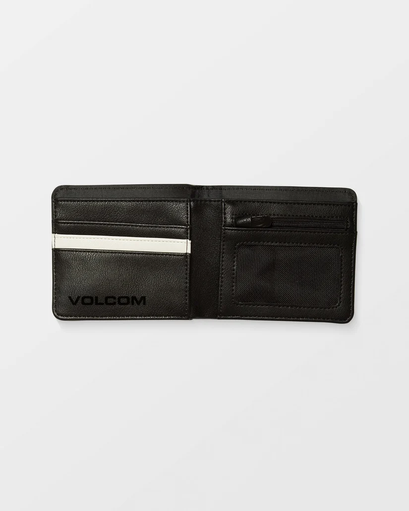 Το Volcom Slim Stone Small Wallet είναι ένα ανδρικό δίπτυχο πορτοφόλι (bi-fold) με slim σχεδιασμό, ιδανικό για καθημερινή χρήση.