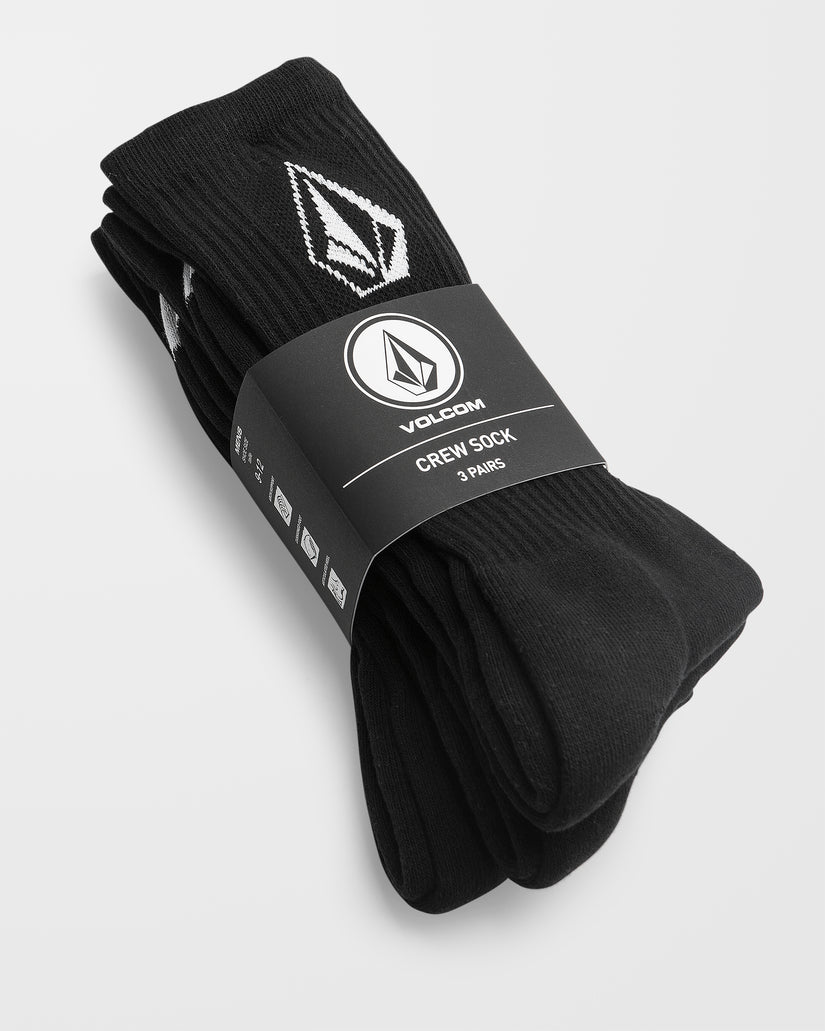 Οι Volcom Full Stone Socks 3PK είναι ένα πρακτικό σετ από 3 ζευγάρια ανδρικές κάλτσες crew, σχεδιασμένες για άνεση και σταθερή εφαρμογή στην καθημερινότητα.