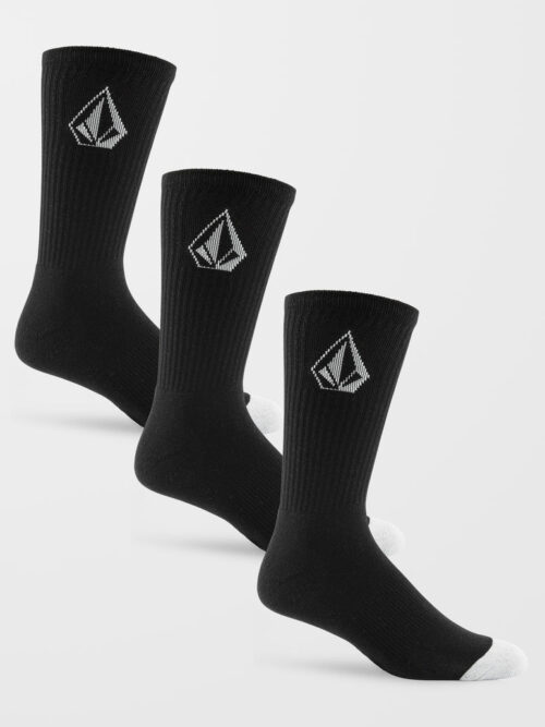 Οι Volcom Full Stone Socks 3PK είναι ένα πρακτικό σετ από 3 ζευγάρια ανδρικές κάλτσες crew, σχεδιασμένες για άνεση και σταθερή εφαρμογή στην καθημερινότητα.
