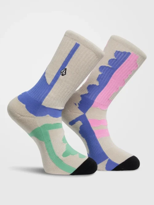 Οι Volcom Print Mixer Socks 3PK είναι ένα σετ από 3 ζευγάρια ανδρικές ψηλές crew κάλτσες, σχεδιασμένες για άνεση και σταθερή εφαρμογή