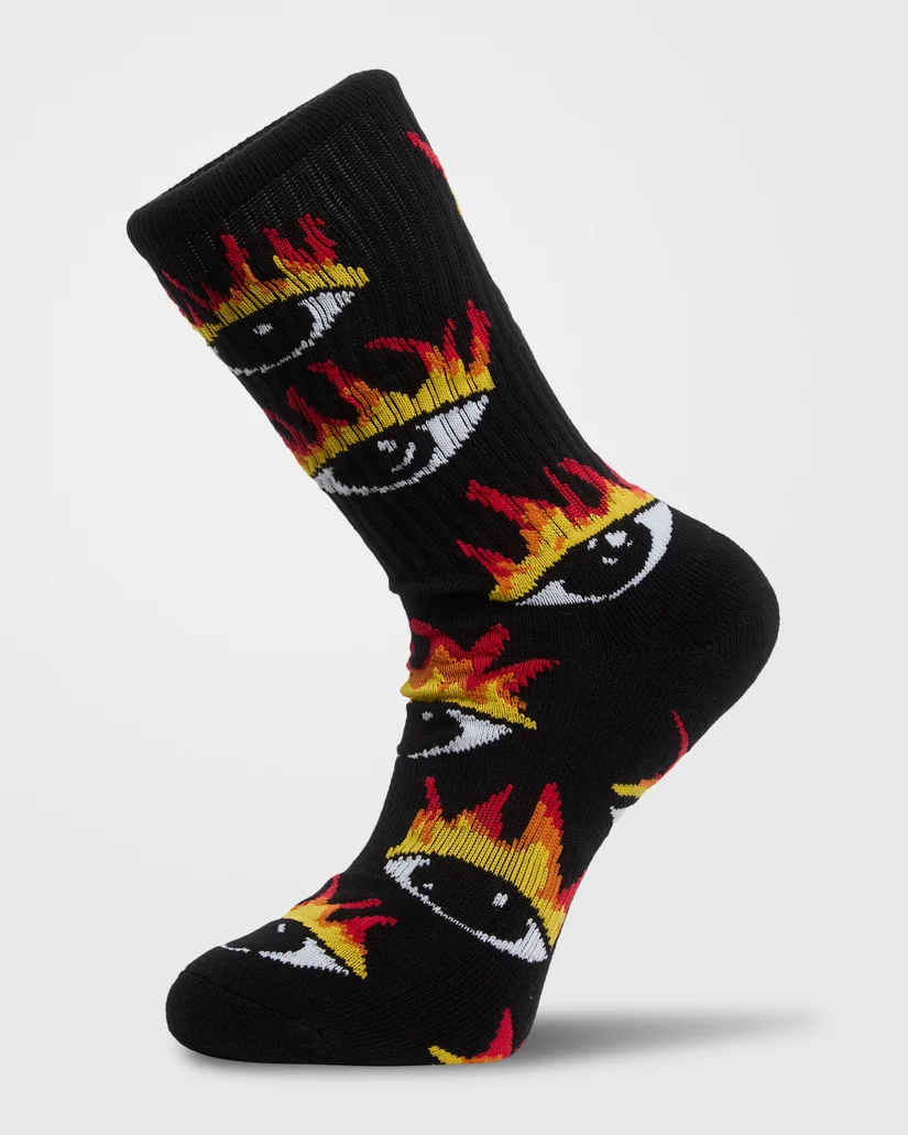 Οι Volcom FA Ozzy Sock 2 είναι ανδρικές ψηλές crew κάλτσες με εντυπωσιακό all-over jacquard σχέδιο, ιδανικές για να προσθέσουν ξεχωριστό χαρακτήρα στις καθημερινές εμφανίσεις.
