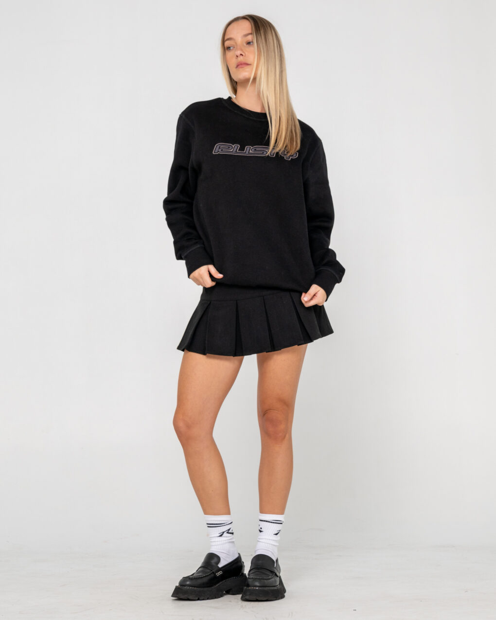 R Essential Oversized Crew Fleece