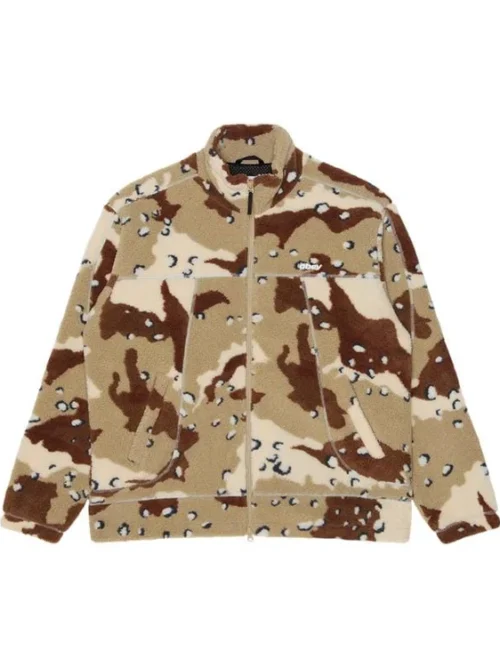 Το OBEY Axis Sherpa Jacket είναι ένα ζεστό και άνετο jacket με loose/relaxed fit εφαρμογή και χαρακτηριστικό Desert Camo μοτίβο.