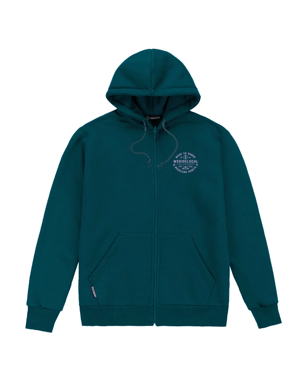 Το SHREDDERS TEAL ZIP HOODIE συνδυάζει άνεση, λειτουργικότητα και αυθεντικό streetwear στυλ