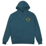 Το DIVERGENCE TEAL HOODIE συνδυάζει άνεση, minimal αισθητική και σύγχρονο streetwear χαρακτήρα.