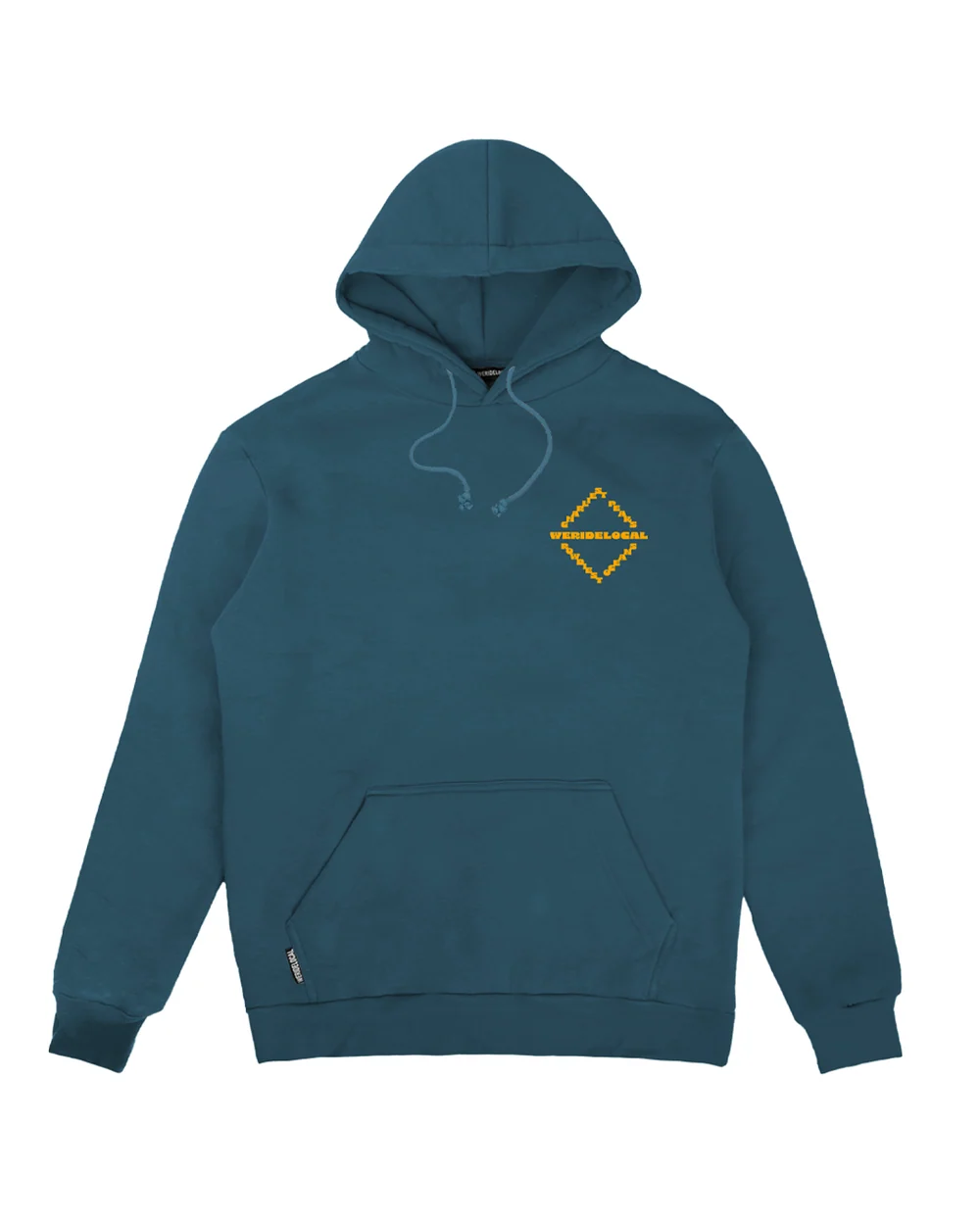 Το DIVERGENCE TEAL HOODIE συνδυάζει άνεση, minimal αισθητική και σύγχρονο streetwear χαρακτήρα.