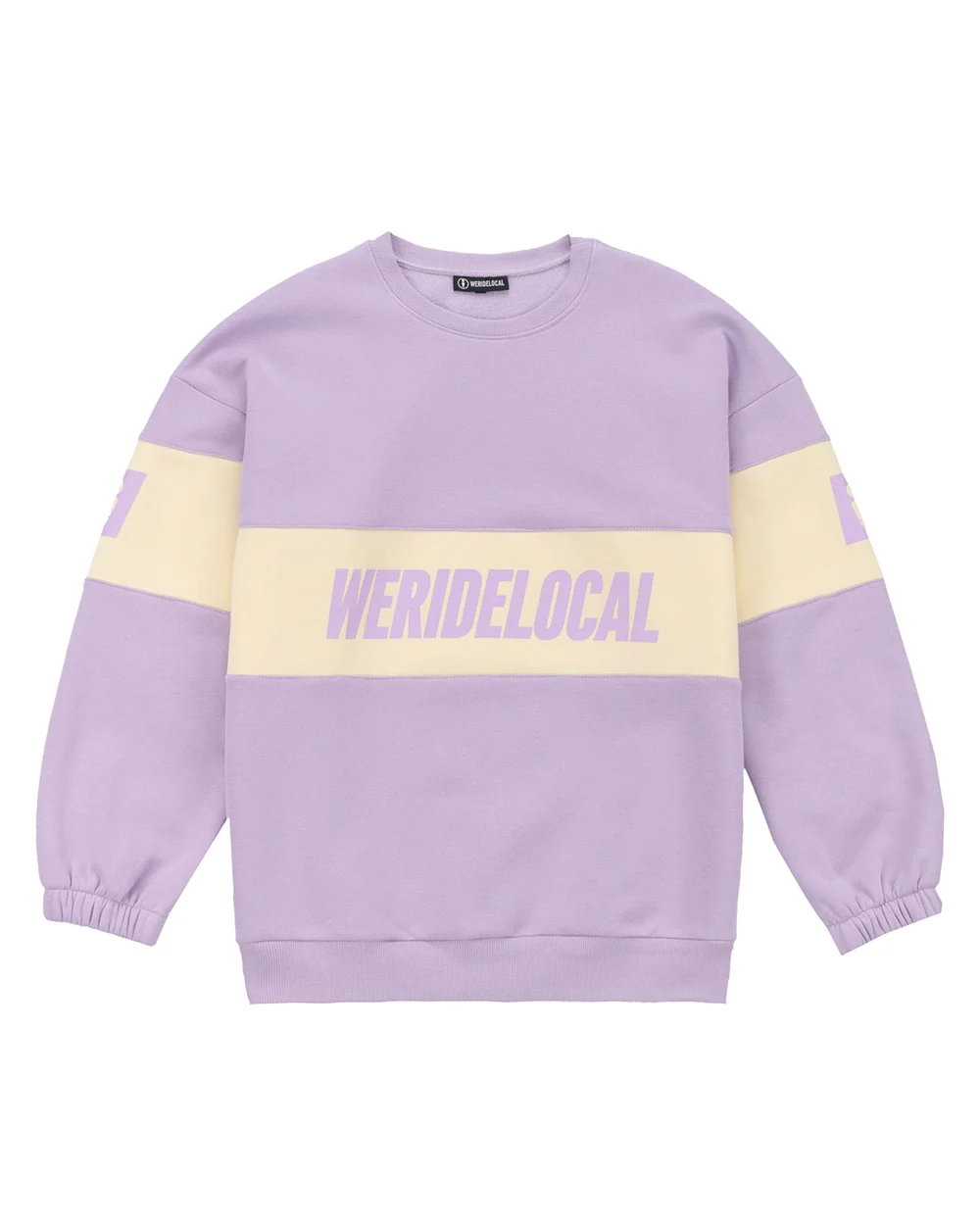 0039_we-ride-local-transition-lilac-womens-crewneck Το TRANSITION LILAC WOMEN'S CREWNECK συνδυάζει άνεση και θηλυκό casual στυλ σε μια φρέσκια, λιλά απόχρωση.