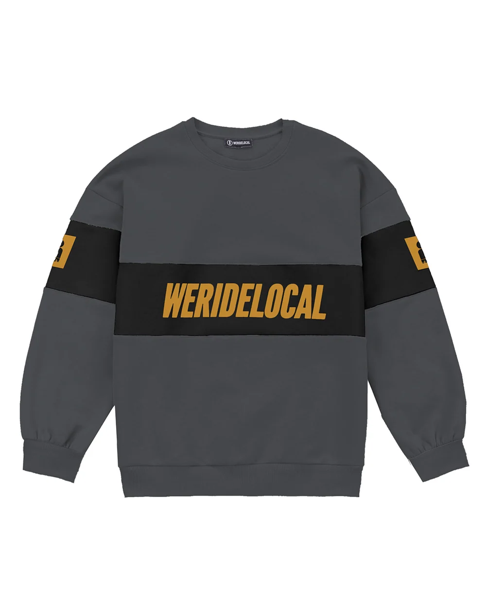 0046_transisicrewfrontcopy Το TRANSITION CHARCOAL CREWNECK συνδυάζει άνεση και χαλαρό streetwear ύφος, με έμπνευση από την skate κουλτούρα.