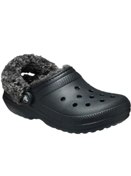 Τα Crocs Classic Fleece Lined Clogs συνδυάζουν την εμβληματική άνεση των Classic Clogs με μια ζεστή και απαλή επένδυση sherpa fleece, αποτελώντας την ιδανική επιλογή για τις πιο κρύες ημέρες.