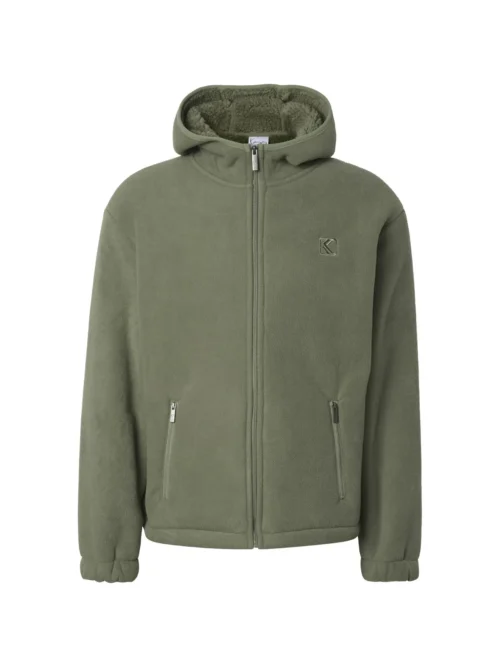Το Karl Kani Teddy Fleece Hooded Jacket είναι ένα μαλακό fleece μπουφάν με υφή teddy, ιδανικό για χαλαρές streetwear εμφανίσεις. Διαθέτει