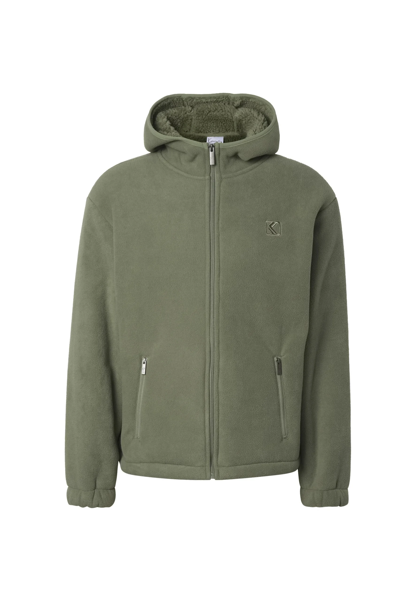 Το Karl Kani Teddy Fleece Hooded Jacket είναι ένα μαλακό fleece μπουφάν με υφή teddy, ιδανικό για χαλαρές streetwear εμφανίσεις. Διαθέτει