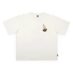 Premium oversized heavyweight T-shirt σε off-white χρώμα, με το χαρακτηριστικό Silly Dudes artwork του καλλιτέχνη McBess.