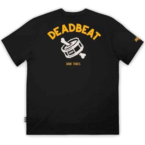 Ανδρικό T-shirt The Dudes Deadbeat Snare σε μαύρο χρώμα, από τη συλλογή 2026 της The Dudes. Κατασκευασμένο από 100% βαμβάκι, προσφέρει άνεση και ευχάριστη αίσθηση στην καθημερινή χρήση.