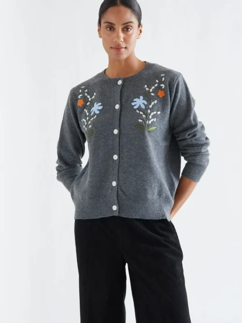 Compania Fantastica Grey Cardigan - Image 2