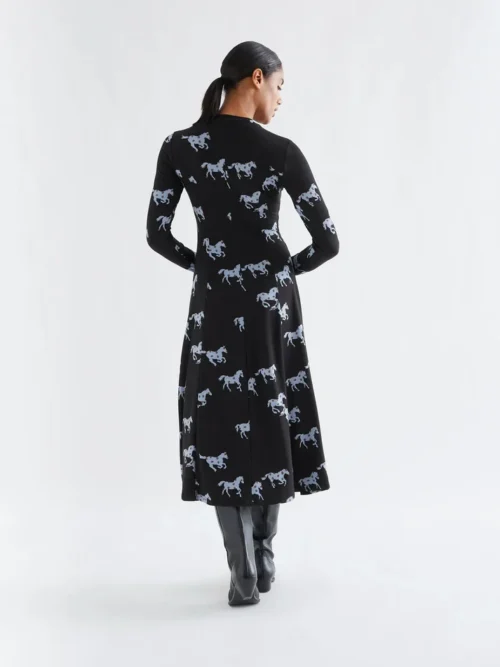 Compania Fantastica Horse Midi Dress - Image 3