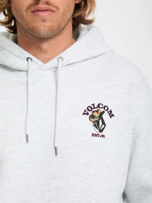 Το Volcom Noder Hoodie είναι ένα ανδρικό fleece φούτερ με κουκούλα, σχεδιασμένο για άνεση και καθημερινό streetwear στυλ.