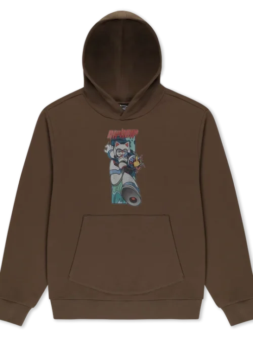 Το RIPNDIP Rokkunerm Hoodie συνδυάζει την αυθεντική streetwear αισθητική με το παιχνιδιάρικο και ανατρεπτικό ύφος του brand.
