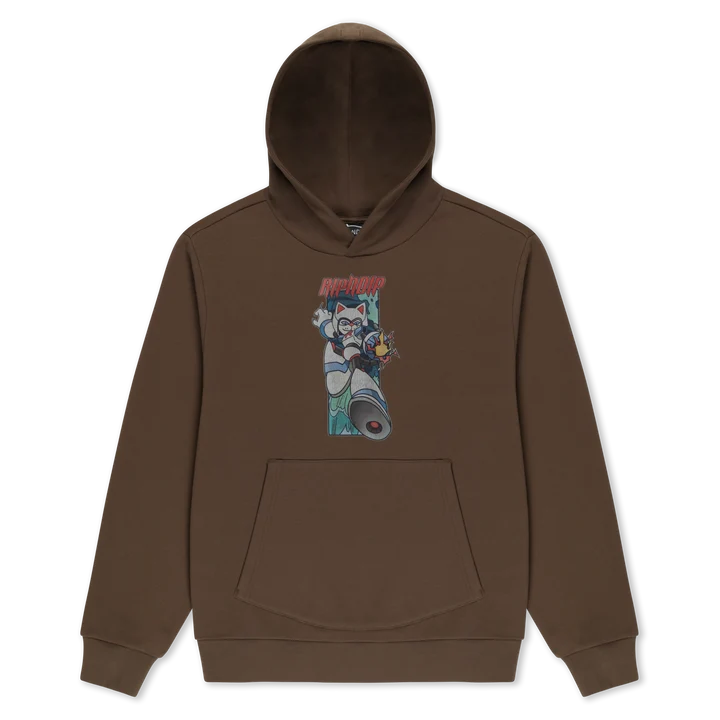 Το RIPNDIP Rokkunerm Hoodie συνδυάζει την αυθεντική streetwear αισθητική με το παιχνιδιάρικο και ανατρεπτικό ύφος του brand.