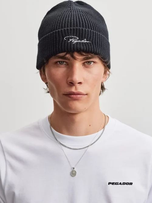 Το Pegador Signar Heavy Knit Beanie προσφέρει ζεστασιά και σύγχρονο streetwear στυλ για τις κρύες ημέρες. Η χοντρή πλέξη και η ribbed υφή δημιουργούν μια ιδιαίτερη εμφάνιση, ενώ το γυριστό τελείωμα χαρίζει άνετη και σταθερή εφαρμογή.
