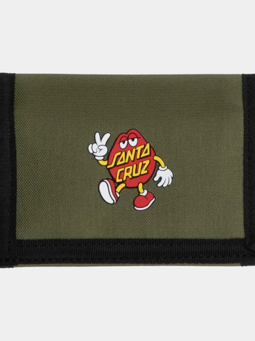 Το Santa Cruz Dot Guy Wallet συνδυάζει πρακτικότητα, λειτουργικότητα και το αυθεντικό streetwear στυλ της Santa Cruz. Κατασκευασμένο από 100% πολυεστέρα 500D, προσφέρει ανθεκτικότητα για καθημερινή χρήση.
