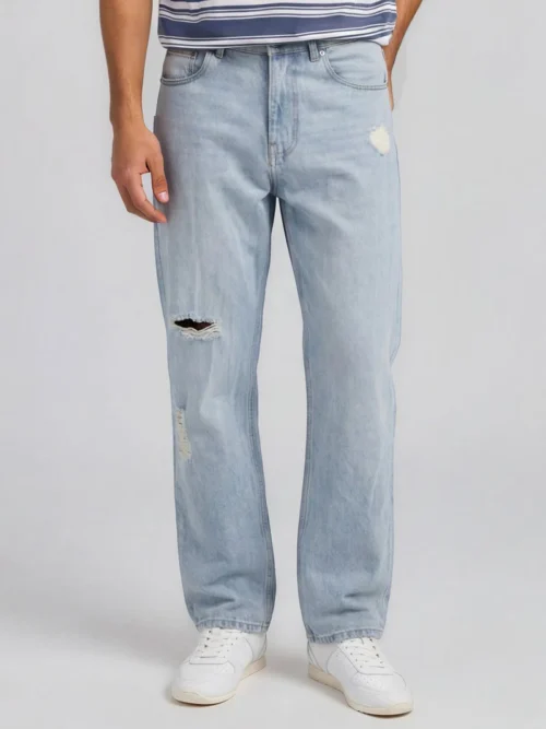 Karl Kani OG Distressed Straight Jean - Image 3