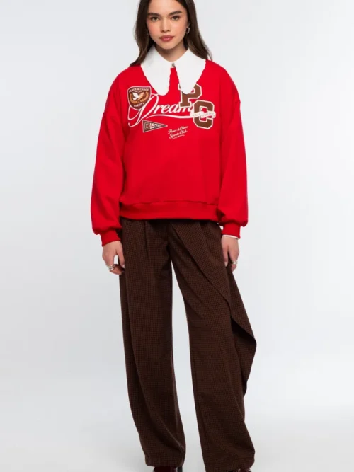Peace & Chaos Varsity Sweater - Image 3